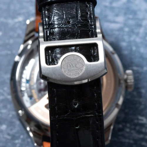 Portugieser Perpetual Calendar SS 5033 APSF 1:1 Best Edition Blue Dial on Black Leather Strap - Image 4