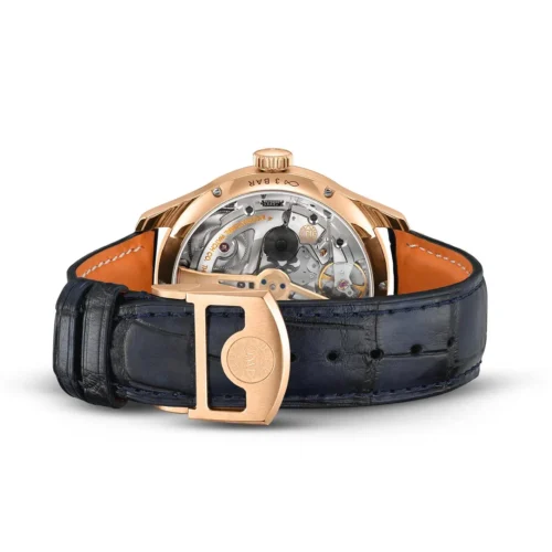 Portugieser Perpetual Calendar RG 5033 APSF 1:1 Best Edition Blue Dial on Blue Leather Strap - Image 5