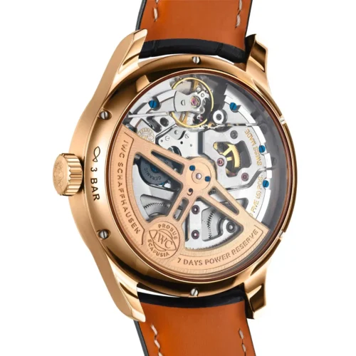 Portugieser Perpetual Calendar RG 5033 APSF 1:1 Best Edition Blue Dial on Blue Leather Strap - Image 3