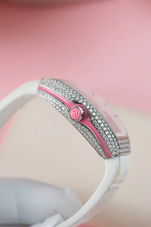 Franck Muller V32 Replica Watch Custom Diamonds Moissanite ABF Factory 36mm - Image 6