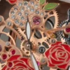 Franck Muller Vanguard V32 Skeleton Red Flower Dial 36mm - Image 6