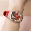 Franck Muller Vanguard V32 Skeleton Red Flower Dial 36mm - Image 3