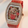 Franck Muller Vanguard V32 Skeleton Red Flower Dial 36mm - Image 4