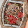 Franck Muller Vanguard V32 Skeleton Red Flower Dial 36mm - Image 8