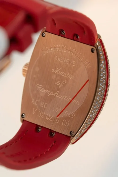 Franck Muller Vanguard V32 Skeleton Red Flower Dial 36mm - Image 9