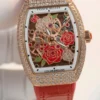 Franck Muller Vanguard V32 Skeleton Red Flower Dial 36mm - Image 2