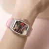 Franck Muller Vanguard V32 Skeleton Red Flower Dial 36mm - Image 2