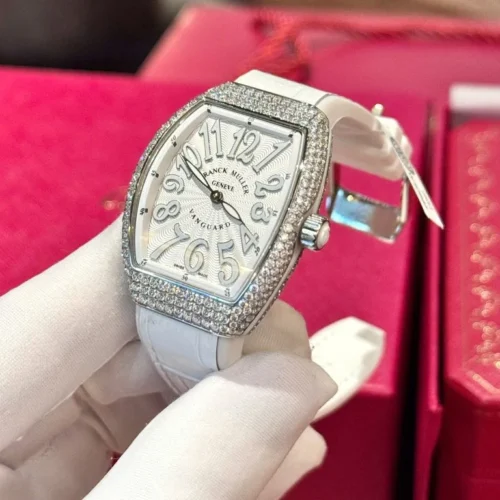 Franck Muller V32 Replica Watch Custom Diamonds Moissanite Hong Kong 36mm - Image 3