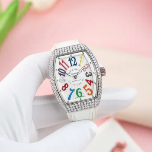 Franck Muller V32 Custom Diamonds Moissanite Replica Watch 36mm