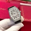 Franck Muller V32 Black Replica Watch Custom Diamonds Moissanite Hong Kong 36mm - Image 5