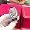 Franck Muller V32 Black Replica Watch Custom Diamonds Moissanite Hong Kong 36mm - Image 2