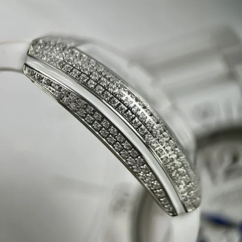 Franck Muller V32 Women’s Replica Watch Full White Diamonds ABF 36mm - Image 3