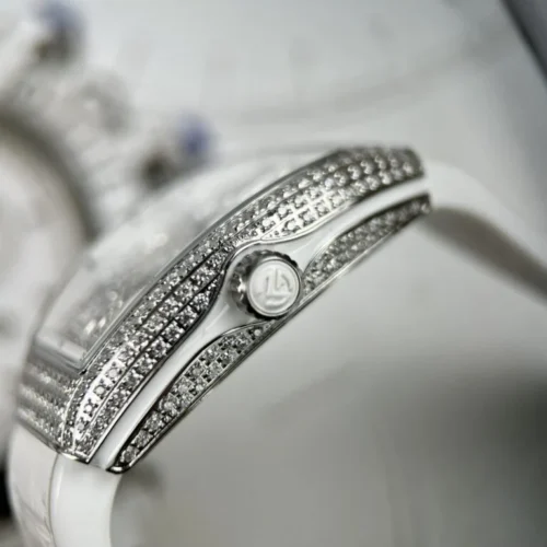 Franck Muller V32 Women’s Replica Watch Full White Diamonds ABF 36mm - Image 4