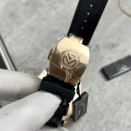 Franck Muller V45 Rose Gold Replica Watch Black Dial AB Factory 45mm - Image 4