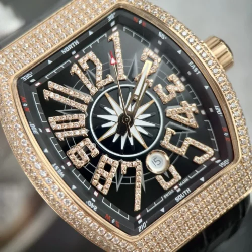 Franck Muller V45 SC DT Best Replica Watch Black ABF Factory 45mm - Image 4