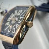 Franck Muller V45 Men’s Replica Watch Blue Rose Gold Case 45mm - Image 5