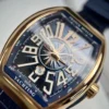 Franck Muller V45 Men’s Replica Watch Blue Rose Gold Case 45mm - Image 4