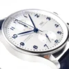 Portuguese Chrono IW371605 ZF 1:1 Best Edition White Dial on Blue Leather Strap - Image 6