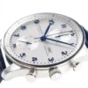 Portuguese Chrono IW371605 ZF 1:1 Best Edition White Dial on Blue Leather Strap - Image 7