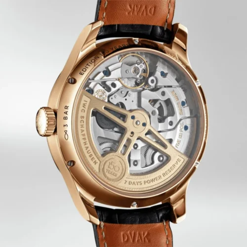 Portugieser Perpetual Calendar RG 5033 APSF 1:1 Best Edition White Dial on Black Leather Strap - Image 2