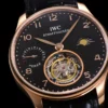 Portuguese Tourbillon Black Dial on Rose Gold - Image 4