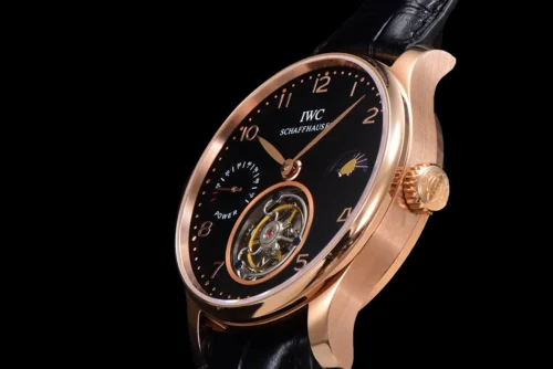 Portuguese Tourbillon Black Dial on Rose Gold - Image 5
