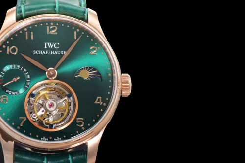 Portuguese Tourbillon Green Dial on Rose Gold - Image 4