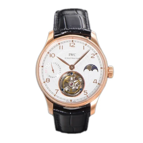 Portuguese Tourbillon White Dial on Rose Gold