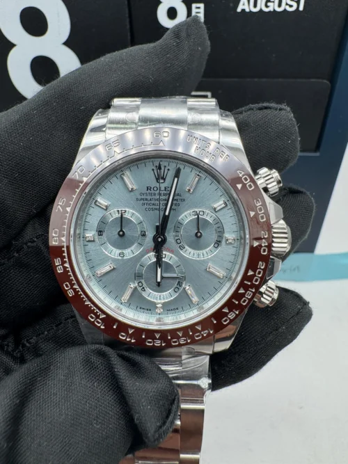 Rolex Daytona Ice Blue Dial in White Gold Super Clone
