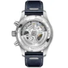 Pilot’s Watch IW388102 BLSF 1:1 Best Edition Performance Chronograph 41mm SS Blue Dial On Blue Rubber Strap - Image 5