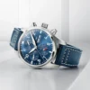 Pilot’s Watch IW388102 BLSF 1:1 Best Edition Performance Chronograph 41mm SS Blue Dial On Blue Rubber Strap - Image 2