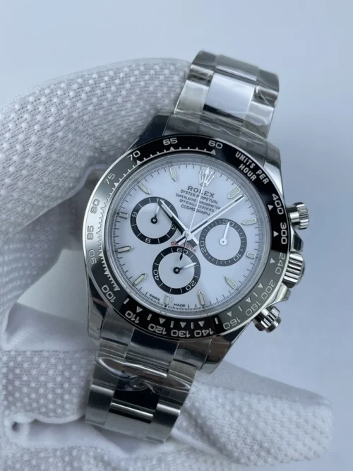 Daytona 126500 UFO 1:1 Best Edition 904L Steel White Dial on SS Bracelet UF4131 (Free Sprung) - Image 2