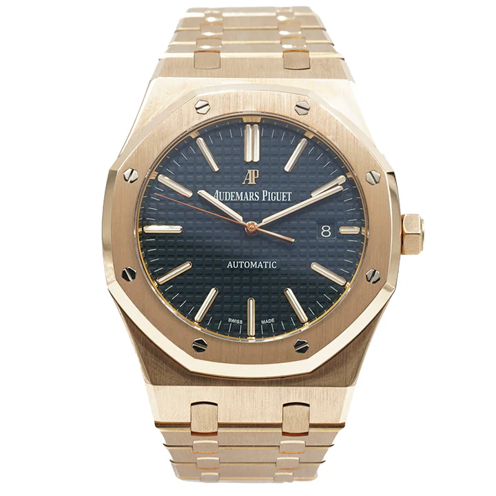 Audemars Piguet Royal Oak 41mm 15510 RG DDF 1:1 Best Edition Black Textured Dial Super Clone