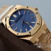 Audemars Piguet Royal Oak 41mm 15510 RG DDF 1:1 Best Edition Blue Textured Dial on RG Bracelet Super Clone - Image 3