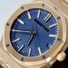 Audemars Piguet Royal Oak 41mm 15510 RG DDF 1:1 Best Edition Blue Textured Dial on RG Bracelet Super Clone - Image 4