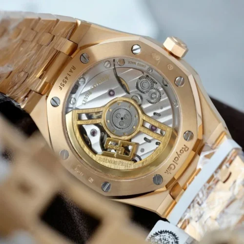 Audemars Piguet Royal Oak 41mm 15510 RG DDF 1:1 Best Edition Blue Textured Dial on RG Bracelet Super Clone - Image 7