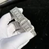 Cartier Santos Super Clone Watch with Full Diamond Moissanite - Image 5