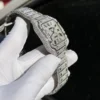 Cartier Santos Super Clone Watch with Full Diamond Moissanite - Image 6