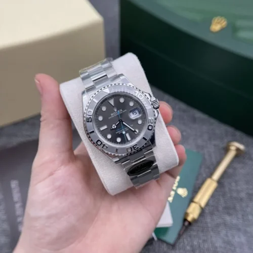 Rolex Yacht-Master 126622 904L Steel CSF 1:1 Best Edition Gray Dial on SS Bracelet Super Clone - Image 4