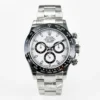 Daytona 126500 UFO 1:1 Best Edition 904L Steel White Dial on SS Bracelet UF4131 (Free Sprung)