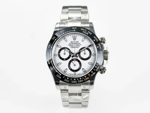 Daytona 126500 UFO 1:1 Best Edition 904L Steel White Dial on SS Bracelet UF4131 (Free Sprung)