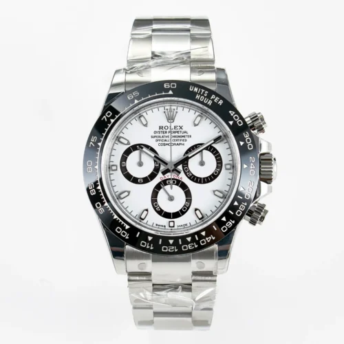 Daytona 126500 UFO 1:1 Best Edition 904L Steel White Dial on SS Bracelet UF4131 (Free Sprung)
