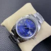 Rolex DateJust 41mm 126334-0026 Clean Factory 1:1 904L Steel SS Azzurro Blue Dial Roma Markers on SS Jubilee Bracelet Super Clone - Image 3