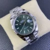 Rolex DateJust 41mm 126334-0030 Clean Factory 1:1 Green Fluted Dial on SS Jubilee Bracelet Super Clone - Image 2