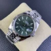 Rolex DateJust 41mm 126334-0030 Clean Factory 1:1 Green Fluted Dial on SS Jubilee Bracelet Super Clone - Image 3