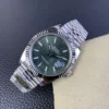 Rolex DateJust 41mm 126334-0030 Clean Factory 1:1 Green Fluted Dial on SS Jubilee Bracelet Super Clone - Image 5