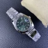 Rolex DateJust 41mm 126334-0030 Clean Factory 1:1 Green Fluted Dial on SS Jubilee Bracelet Super Clone - Image 6
