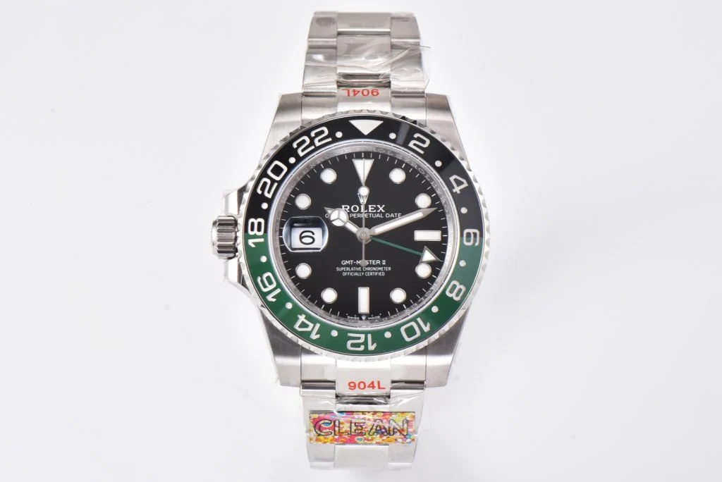 Rolex GMT-Master II 126720 VTNR Sprite Lefty Clean Factory 1:1 Black Dial Green & Black Ceramic Bezel Super Clone