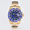Rolex Submariner 40mm 116618 LB Blue Dial & Ceramic Bezel YG Plated Super Clone