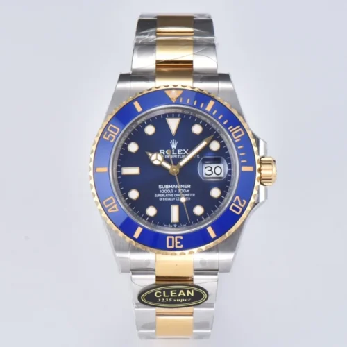 Rolex Submariner 41mm 126613LB Blue Dial Blue Ceramic Bezel 904L Steel Two Tone Yellow Gold Super Clone
